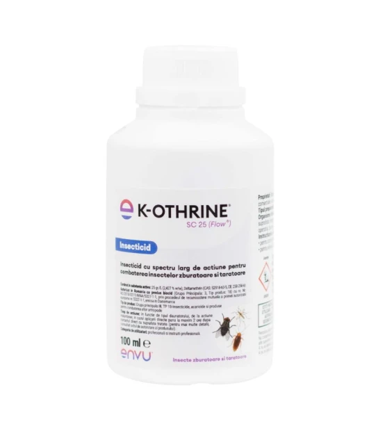 K-othrine SC 25 Flow - Insecticid concentrat pentru plosnite, capuse, muste, tantari, purici